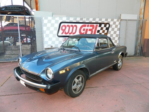 Fiat 124 Spyder America prima del restauro