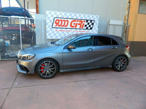 Mercedes A45 Amg powered by 9000 Giri